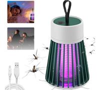 Tueur de Moustiques, Tueur de Moustiques USB Portable léger Rechargeable, Adapté à l'intérieur, Aux Jardins Domestiques, Grande Batterie Intégrée, Au Camping Et Aux Pique-niques (Vert-1PCS)