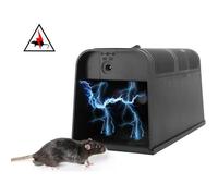 Tueur de piège à rats électronique, piège à rats électrique sûr et non toxique à haute tension de souris par le choc