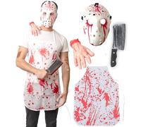 Tueur en série Deguisement - Deguisement Halloween Homme - Taille unique pour adultes et adolescents - Costume populaire 2023