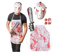 Tueur en série Deguisement - Deguisement Halloween Homme - Taille unique pour adultes et adolescents - Costume populaire 2023