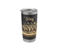 Tuez la Horde d'Or de l'Empire mongol Gengis Khan Batu Khan Gobelet isotherme en acier inoxydable double paroi