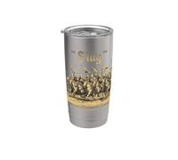 Tuez la Horde d'Or de l'Empire mongol Gengis Khan Batu Khan Gobelet isotherme en acier inoxydable double paroi