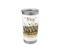 Tuez la Horde d'Or de l'Empire mongol Gengis Khan Batu Khan Gobelet isotherme en acier inoxydable double paroi