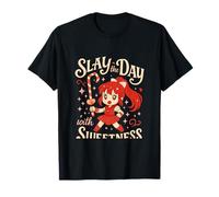 Tuez la journée avec Sweetness Anime Kawaii Chibi T-Shirt