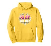 Tuez Toute la journée : autonomiser la Conception de la Couronne pour la Confiance Sweat à Capuche, Unisexe pour Adultes, Citron, XL