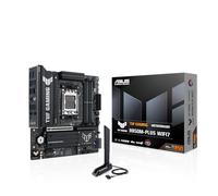 TUF Gaming B850M-PLUS WIFI7 Carte mère AMD B850 mATX, 14+2+1 80 A DrMOS Power Stages, DDR5, PCIe 5.0, 3 emplacements M.2, WiFi 7, Ethernet 2,5 Go, DisplayPort, HDMI, USB-C arrière 20 Gbit/s et USB-C