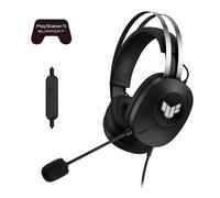ASUS TUF H1 GEN II - Casque Gaming Filaire, Haut-parleurs ASUS Essence de 40 mm, Son Surround virtuel 7.1, Microphone certifié TeamSpeak, Conception légère de 297 grammes