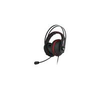 TUF Gaming H7 - Micro-casque - circum-aural - filaire - USB, jack 3,5mm - rouge