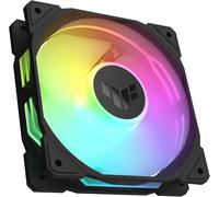 TUF Gaming TR120 ARGB Reverse Blade Black Case Fan (120 mm PWM,2000 RPM,2.75 mm H2O,76.3 CFM,16 Individually Addressable RGB LEDs,Black)