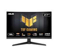 TUF Gaming VG27VQ3B Gaming Monitor - 27 inch Full HD, Curved, 180Hz, ELMB Sync, FreeSync, 1ms Response Time, 90% DCI-P3, DisplayWidget Center