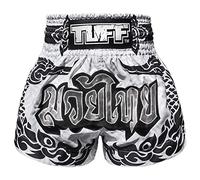 Tuff Boxing - Short de Muay Thai - TUF-MS631-WHT - L