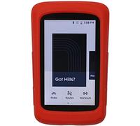 TUFF LUV [Compatible avec Hammerhead Karoo 2] Coque de protection en silicone - Rouge