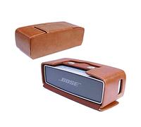 TUFF LUV [Compatible Bose Sound Link Mini/Mini II] Étui de Voyage NFC en Cuir véritable - Marron…