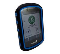 TUFF LUV Couche Double étui de Protection Couche Double Couche Mega Dual pour Garmin Edge 830 GPS - Noir/Bleu