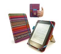 Tuff-Luv Embrace Plus Material Case Cover for Kindle Touch/Paperwhite (Sleep Function)/Sony Kobo Touch Navajo [I4_12]