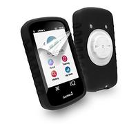 TUFF LUV Étui de Protection en Silicone et Protecteur d'écran pour Garmin Edge 1030 GPS - Noir