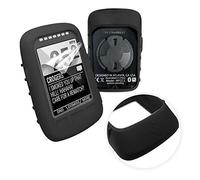 TUFF LUV Étui de Protection en Silicone et Protecteur d'écran pour Wahoo Elemnt Bolt GPS - Noir