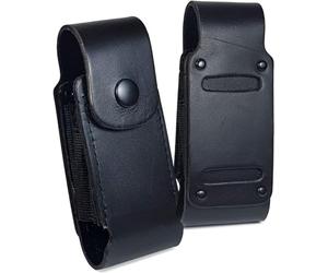 TUFF LUV Étui en Cuir véritable [Compatible avec Leatherman] Arc/New Wave/Charge + TTI/Charge/Surge, Noir