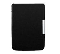 TUFF LUV Étui folio compatible avec PocketBook Basic Lux 4 - Housse de protection fine avec fermeture magnétique et fonction veille (noir)