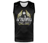 Tuff Sport Débardeur de boxe Muay Thai sans manches pour entraînement de fitness, Tuf-tt102, Taille L