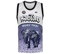 Tuff Sport Débardeur de boxe Muay Thai sans manches pour entraînement de fitness, Tuf-tt106, S
