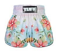 Tuff Sport Short de boxe Muay Thai, style rétro, coupe classique mince, MMA, kickboxing, entraînement, Tuf-rms115-mtc, Large