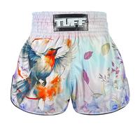 Tuff Sport Short de boxe Muay Thai, style rétro, coupe classique mince, MMA, kickboxing, entraînement, Tuf-rms113-mtc, X-Large