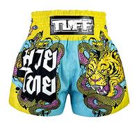 Tuff Sport Short de boxe Muay Thai, style traditionnel, short d'entraînement, MMA, kickboxing, Tuf-ms685-ltb, Taille M