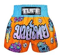 Tuff Sport Short de Boxe pour Muay Thai - Style Traditionnel - Short d'entraînement MMA - Kickboxing, Tuf-ms681-org, Taille M