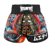 Tuff Sport Short de Boxe thaï, Style rétro, Coupe ajustée Classique, MMA, Kickboxing, entraînement, Tuf-rms103-org, L
