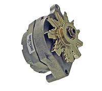 Tuff Stuff Alternator, 100 amps, 12V, 1-Wire, Single V-Belt Pulley, Aluminum Case, Natural, compatible with Ford, Each