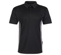 TuffStuff - Polo Elite Noir - Léger - Respirant - Séchage Rapide - Évacuation de l'Humidité - Chemise de Travail Homme - Polo 170 g/m² - Manche Courte - Taille L