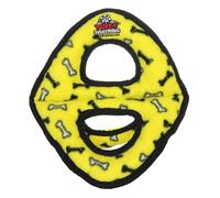 Tuffy Jouet Chien Ultimate 3 Way Ring Jaune Bone