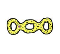 Tuffy Jouet Chien Ultimate 3 Way Tug Jaune Bone