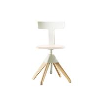 MAGIS chaise pivotant réglable en hauteur TUFFY The Wild Bunch (Naturel / Blanc - Bois massif de hêtre et polypropylène chargé de fibre de [...]