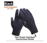 Tufgo Gants pour Moto Chauds Taille M L XL Zip Ajustable Gants pour | ImpermÃ©able, coupe-vent, doublure polaire chaude, bouts de doigts tactiles, idÃ©al moto