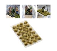 Tufts D'Herbe Statique Auto-Adhésifs 39x, Modélisation De Paysage De Wargame De Chemin De Fer Miniature Diorama-Générique