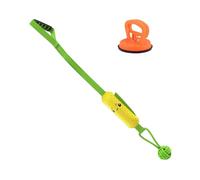 Tug Of War Jouet couineur pour chien, ventouse à mâcher, jouet interactif de 25 cm, jouet interactif pour jouer en intérieur et en extérieur, compagnon de dentition durable, accessoire de dressage