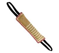Tug Toy for Dogs Jouet d'entraînement en Jute avec Morsure de Chien avec 2 poignées Solides | Jouet interactif pour Chiot pour Tirer la Guerre Jouets pour Chiens