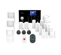 TUGARD Système d'Alarme 2G WiFi/GSM, Compatible avec Google Home et Alexa,Détecteur de Mouvement,Kit Antivol avec Sirène,Capteur Ports Protéger Votre Votre Bureau (Smart Life & Tuya)