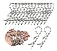 Tugermoola Lot de 15 goupilles fendues M3 x 60 en acier inoxydable en forme de R OLA031-3X60