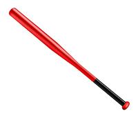 Tuggui Batte de baseball en acier 81 cm avec sac de transport (rouge, 81 cm)
