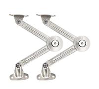 Tuggui Lot de 2 compas à système d’amortissement pour abattants de portes relevables de placard de cuisine