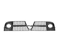 TUHBCX Antibrouillard Grille Voiture Paire Couvercles Calandre Phares Antibrouillard Avant Voiture pour TT MK2 S-Line TTS 2011-2014 Calandre Hexagonale Voiture Pare-Chocs Calandre(Glossy Black)