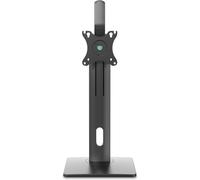 TUHU-Support De Moniteur Pour Un Écran,1X Support De Moniteur Vesa 75X75 À Vesa 100X100,Réglable En Hauteur En Continu,Inclinable,Pivotant,Rotatif,Noir Pm-Office-St-01