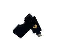 ?tui de protection ? rabat Designz3D Yubikey avec porte-cl?s (5 NFC / 5C NFC) (Noir 5C NFC)