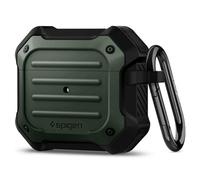 tui de protection Spigen Tough Armor con u pour Airpods 3e g n ration avec porte-cl s (2021) [Protection solide double couche] - M