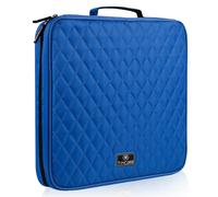 tui de rangement pour CD et DVD TIMCORR : organiseur de 160 DVD, pochette de rangement portable en plastique pour CD, pour la maison et les voya