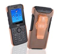 tui de t l phone IGuerburn VoIP pour Cisco 8821 & 8821-EX Porte-t l phone Cisco avec clip de ceinture pivotante 360 ??(orange)