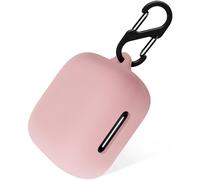 tui en silicone Geiomoo pour Anker Soundcore P30i Housse de protection avec mousqueton (Rose)